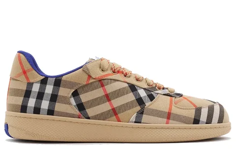 Burberry Check Terrace Sneakers Sand