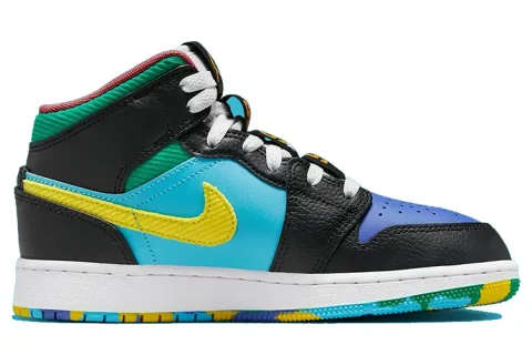 Nike Air Jordan 1 Mid SS Six Championships Sneakers