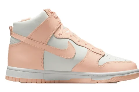 Nike Dunk High Sail Crimson Tint Sneakers