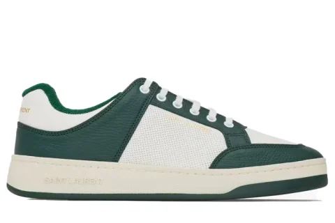 Yves Saint Laurent SL/61 Sneakers Wit-Groen