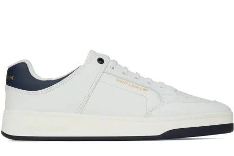 Yves Saint Laurent SL/61 Sneakers Wit-Donkerblauw
