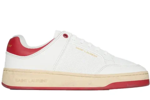 Yves Saint Laurent SL/61 Sneakers Wit-Rood