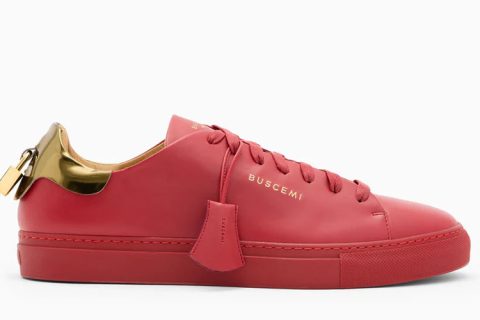 Buscemi Quest Sneakers Rood-Goud
