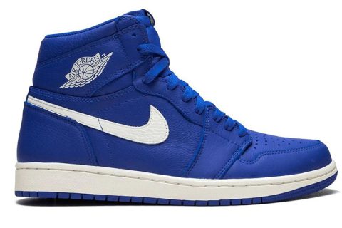 Nike Air Jordan 1 Retro High Sneakers Blauw-Wit