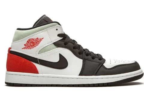Nike Air Jordan 1 Mid SE Red Black Toe Sneaker