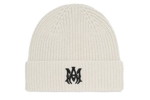 Amiri MA Beanie Wit Amiri MA Beanie Wit
