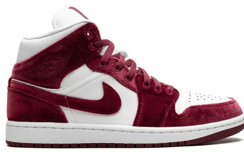 Nike Air Jordan 1 Mid SE ''Red Velvet'' Sneakers