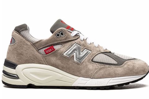 New Balance 990V2 ''Grey Red'' Sneakers