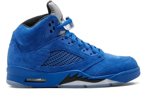 Nike Air Jordan 5 Retro ''Blue Suede'' Sneakers