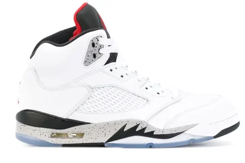 Nike Air Jordan 5 Retro ''White Cement'' Sneakers