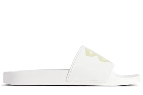 Balenciaga Pool Slippers Wit-Geel