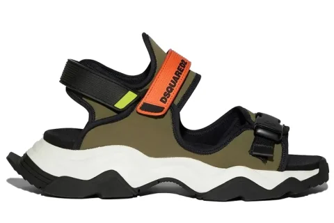 Dsquared2 Touch Strap Sandalen Groen Dsquared2 Touch Strap Sandalen Groen