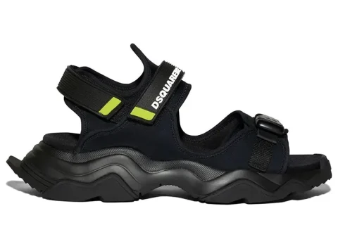 Dsquared2 Touch Strap Sandalen Zwart Dsquared2 Touch Strap Sandalen Zwart