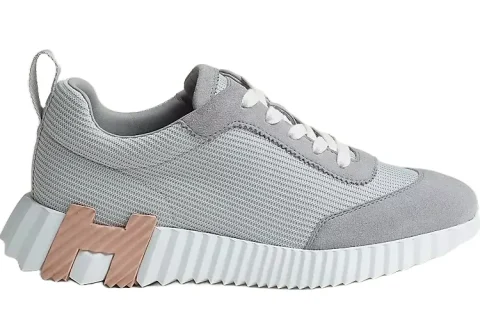 Hermes Bouncing Sneakers Gris Tempérance
