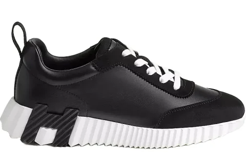 Hermes Bouncing Sneakers Zwart-Wit