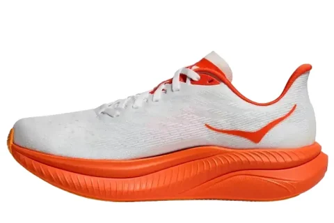 Hoka Road Mach 6 Sneaker White-Orange