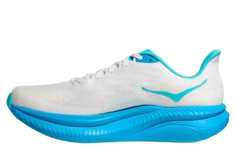 Hoka Road Mach 6 Sneaker White-Skyward Blue