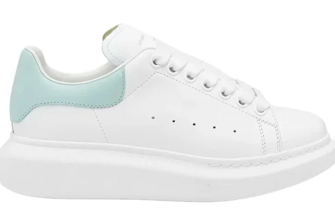 Alexander McQueen Oversized Sneakers Wit-Mintgroen