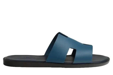 Hermes Izmir Slipper Blue