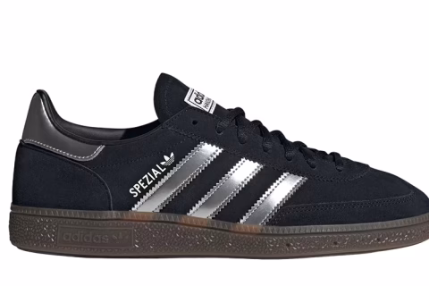 Adidas Handball Spezial Sneakers Core Black-Silver Metallic