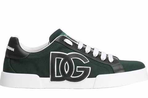 Dolce & Gabbana Portofinio Light Strobel Sneakers Donkergroen
