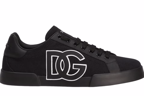 Dolce & Gabbana Portofinio Light Strobel Sneakers Zwart
