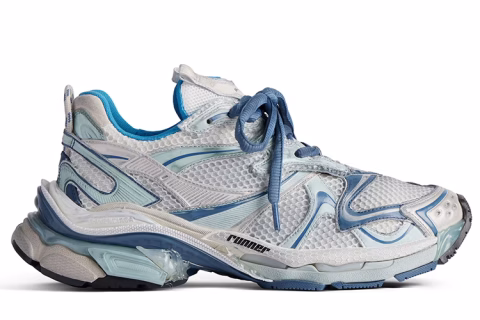 Balenciaga Runner 2.0 Sneakers White-Blue