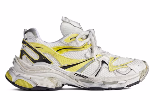 Balenciaga Runner 2.0 Sneakers White-Yellow