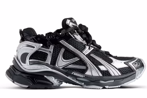 Balenciaga Runner Sneakers Black-Silver