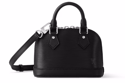 Louis Vuitton Nano Alma Tas Zwart
