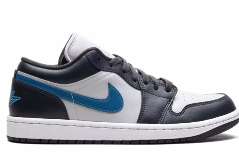 Nike Air Jordan 1 Low ''Anthracite/Industrial Blue'' Sneakers