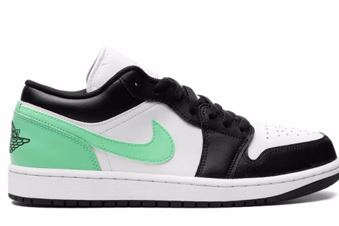 Nike Air Jordan 1 Low ''Green Glow'' Sneakers