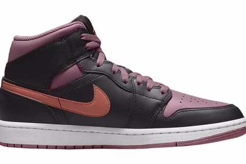 Nike Air Jordan 1 Mid ''Black Sky J Mauve'' Sneakers