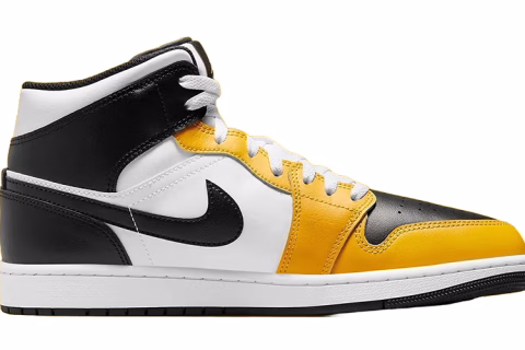 Nike Air Jordan 1 Mid ''Yellow Ochre'' Sneakers