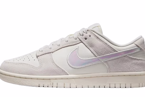 Nike Dunk Low ''Sail Iridescent Swoosh'' Sneakers