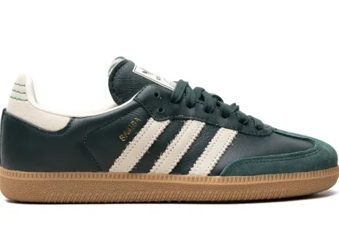 Adidas Samba OG Sneakers Shadow Green/Cream White/Gold Metallic