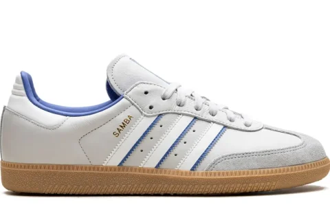Adidas Samba OG Sneakers Grey One/Crystal White/Blue