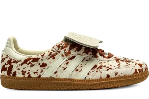 Adidas Samba LT Sneakers ''Cow Print'' Off White/Brown/Gum