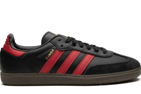 Adidas Samba Manchester United Sneakers Core Black/Real Red/Gum
