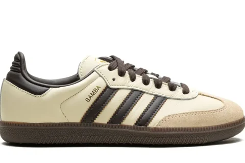 Adidas Samba OG Sneakers Cream White/Dark Brown/Gum