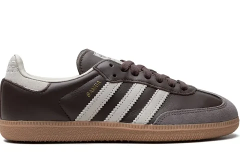 Adidas Samba OG Sneakers Brown/Putty Grey/Gold Metallic
