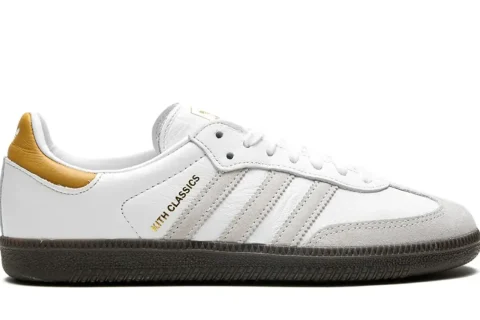 Adidas Samba OG  X Kith Classics Program Sneakers White Mango