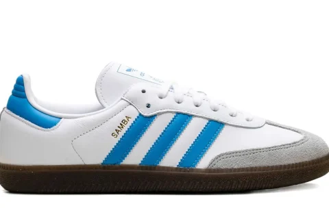 Adidas Samba OG Sneakers White Shock Cyan