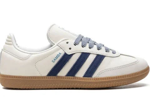 Adidas Samba OG Sneakers Off White/Dark Blue