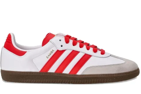 Adidas Samba OG Sneakers Cloud White/Solar Red