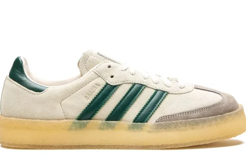 Adidas X Kith X Clarks Samba "8th Street Sneakers Chalk White/Green