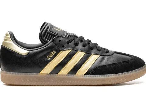 Adidas Samba X Lionel Messi Sneakers Black Gold