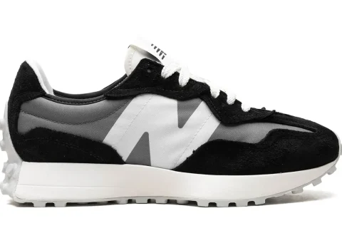 New Balance 327 "Black/Grey Matter/Roze" Sneaker