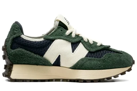 New Balance 327 "Dark Alpine Green/Navy" Sneaker