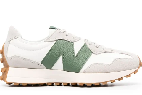 New Balance 327 "Moonbeam/Oak Green" Sneaker